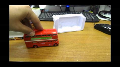 Машинка модель двух этажный английский автобус - YouTube
