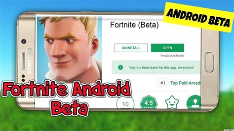 Fortnite Battle Royale Mobile Android Release Date