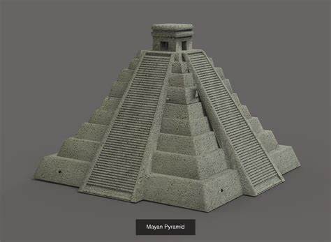 Mayan And Aztec Sculptures 3d Model Collection Cgtrader