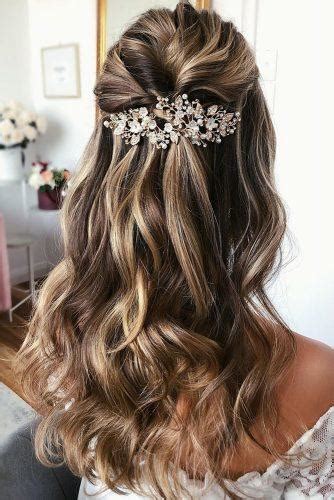 42 Half Up Half Down Wedding Hairstyles Ideas Page 7 Of