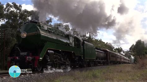 Australian Steam Locomotive 3801 Steam Shuttles April 2021 Youtube