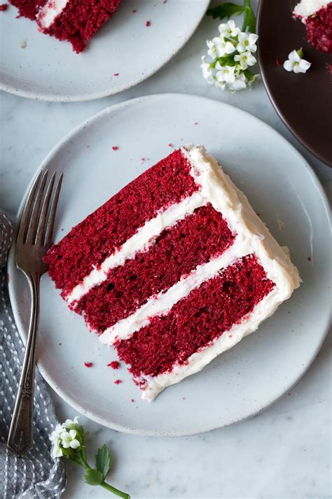 This red velvet cake recipe would taste great with just about any frosting, but i wanted to stick with the classic combination of cream cheese frosting and red. Red Velvet Cake (with Cream Cheese Frosting) - Cooking Classy