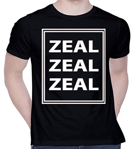 Creativit Graphic Printed T Shirt For Unisex Zeal Tshirt Casual Half Sleeve Round Neck T Shirt