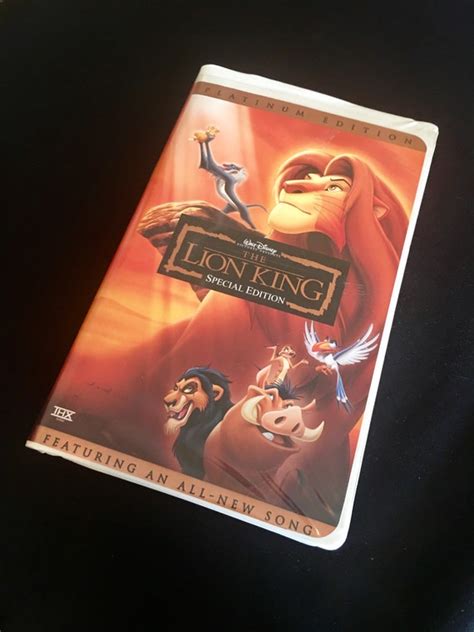 The Lion King Special Edition Vhs