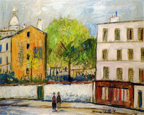Street In Montmartre Maurice Utrillo