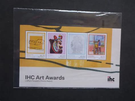 New Zealand 2022 Ihc Art Awards 4 Stamp Mini Sheet Mint Stamps 1400