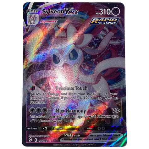 Sylveon Vmax 075203 Holo 2021 Pokémon Card Holotrout
