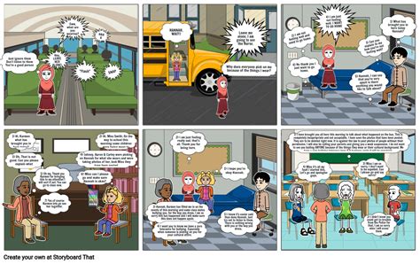 Bullying Story Board Storyboard By Tylahparker