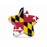 Maryland Icon Flag Star Px State