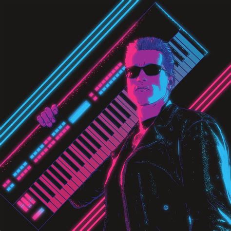 Synthetic T 800 Outrun Synthwave Art Synthwave Retro Waves