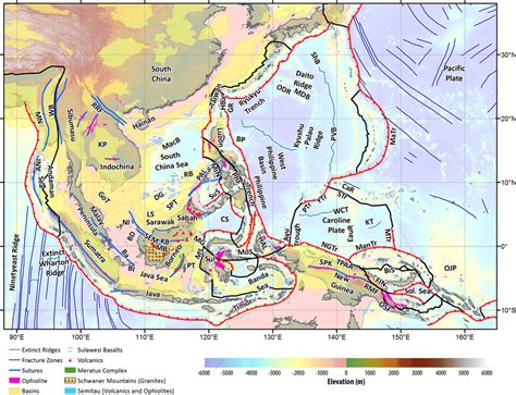 a regional tectonic setting with plate boundaries mors transforms download scientific