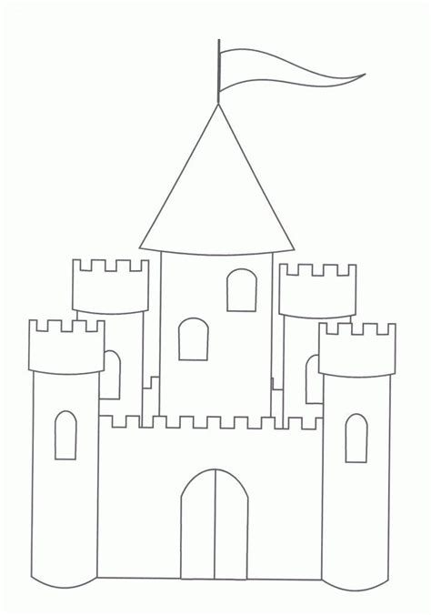 Free Printable Castle Template
