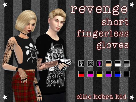 Sims 4 Fingerless Gloves