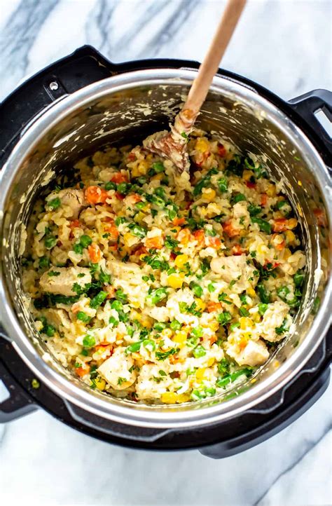 Instant Pot Rice And Chicken Recipes Pot Instant Chicken Rice Recipe Recipes Points Delicious