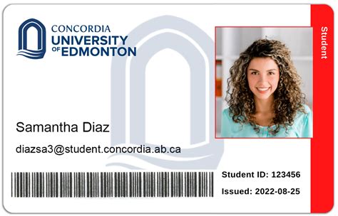 Student Id Card Concordia University Of Edmonton