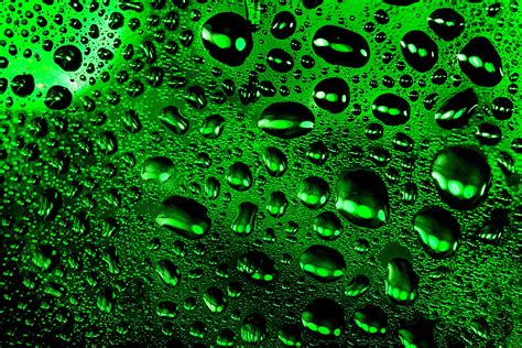 wallpaper drops macro wet surface green hd widescreen high definition fullscreen