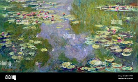 Water Lilies Claude Monet 1919 Metropolitan Museum Of Art Manhattan