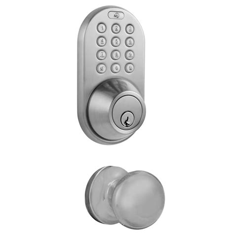 Milocks Polished Brass Keyless Door Handleset Entry Deadbolt And Door