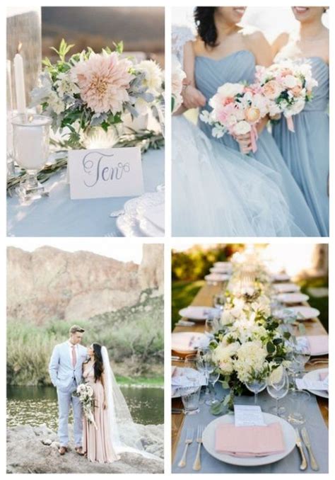 38 Dusty Blue And Blush Wedding Ideas Blue Wedding Decorations