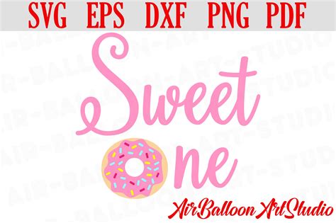 Donut Sweet One Svg Sweet One Pink Svg Donut Birthday Svg 945885