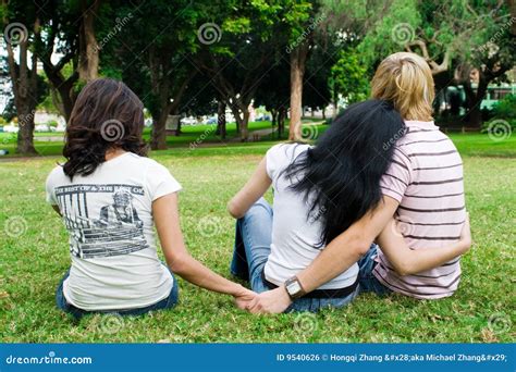Love Triangle Royalty Free Stock Image Image 9540626