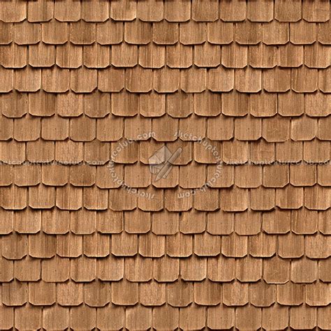 Wood Shingle Roof Texture Seamless 03809