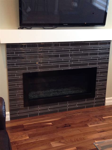 Tile That Was Used For Both The Fireplace And Backsplash In Dundee