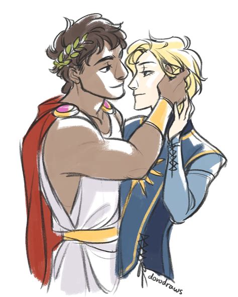 art style drarry fanart character art character design captive prince achilles and