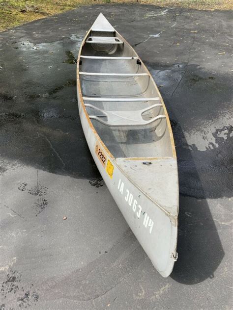 Check spelling or type a new query. 15 Foot Grumman Aluminum Canoe for sale from United States
