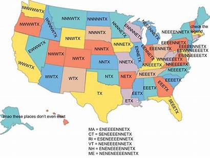 America States North West Where Texas