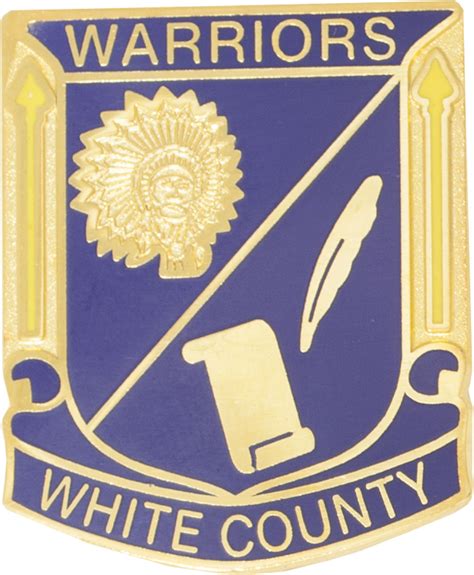 White County High School Warriors White County Jrotc Unit Crest