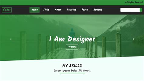 Build a portfolio website with HTML5, CSS3,Bootstrap 4, Jquery from ...