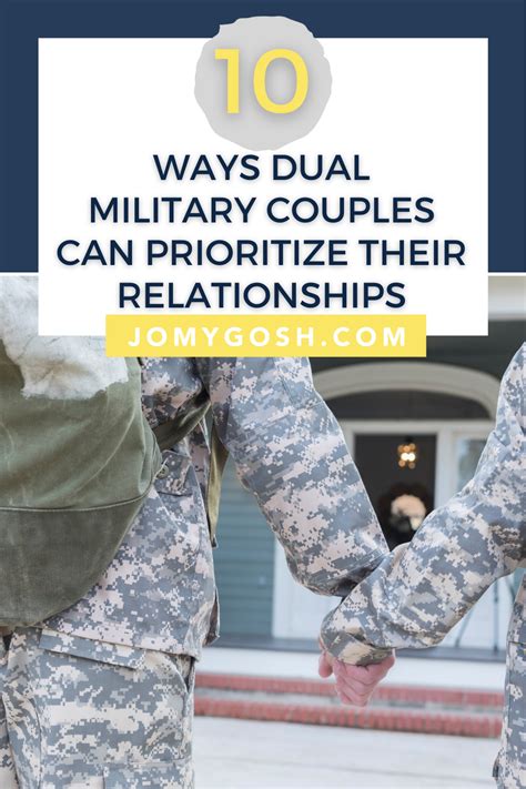 10 Ways Dual Military Couples Can Prioritize Their Relationships Jo