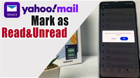 How To Mark Email As Read And Unread In Yahoo Mail Youtube