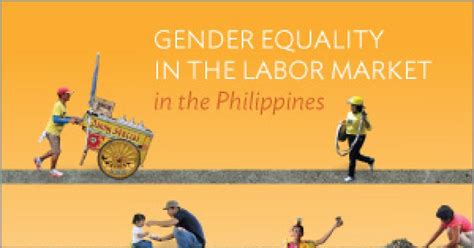 Gender Equality In The Labor Market In The Philippines Asian Development Bank