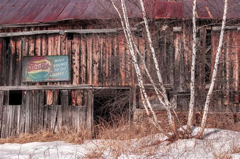 Vintage Winter Barn Photograph By Ts Photo Fine Art America