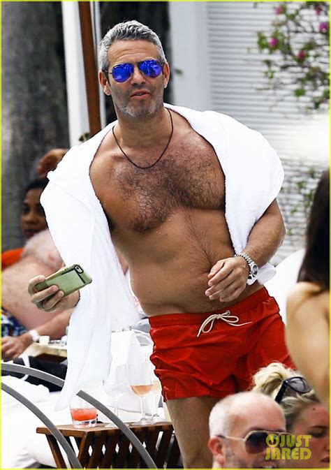 andy cohen goes shirtless for easter vacation in miami photo 3615792 andy cohen shirtless