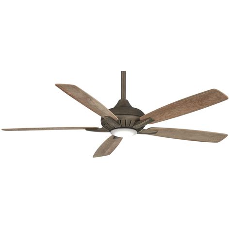 This ceiling fan doesn't just circulate air—it turns heads. Minka-Aire Dyno XL 60 in. Integrated LED Indoor Heirloom ...