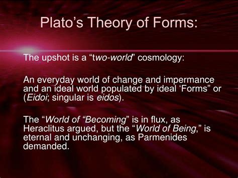 Ppt Platos Theory Of Forms Powerpoint Presentation Free Download
