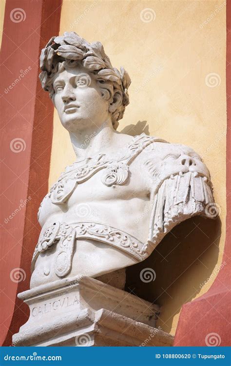 Caligula Emperor Statue Stock Photo Image Of Vigarani 108800620