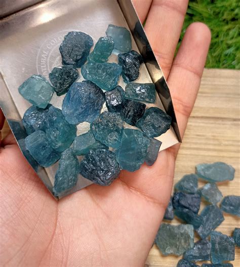 5 Pieces Natural Raw Aquamarine Crystal Aaa Quality Raw Etsy