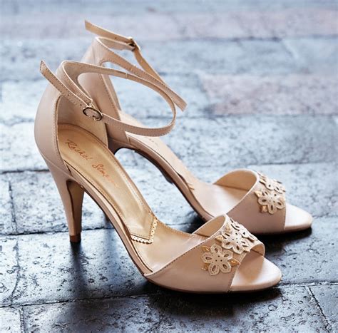 Wedding Sandal Blush Ivory Darcie By Rachel Simpson