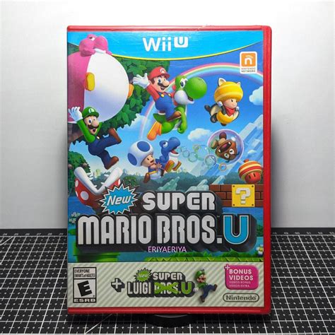 Sealed New Super Mario Bros U New Super Luigi U Nintendo Wii U Game
