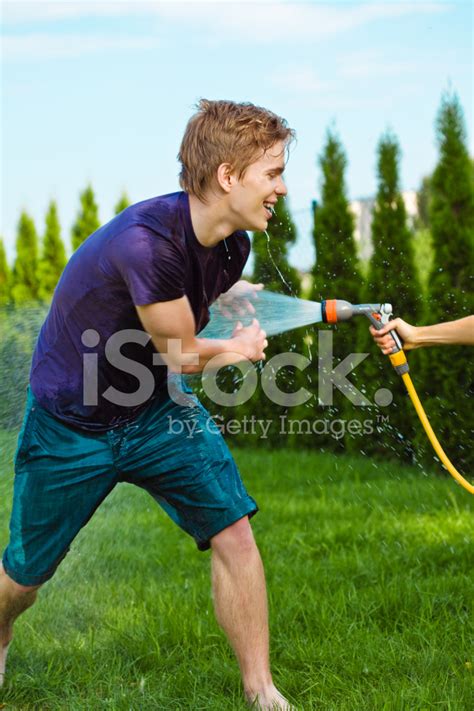 Water Fight Stock Photo Royalty Free Freeimages