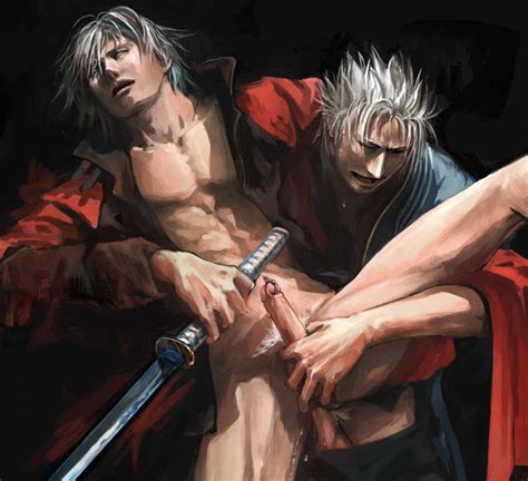 Dante Devil May Cry Vergil Devil May Cry Capcom Devil May Cry Series Silver Hair 00s