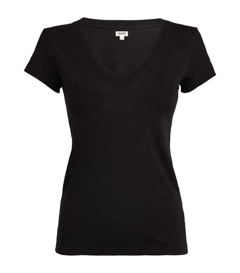 Lagence Black Becca T Shirt Harrods Uk