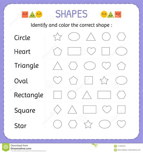 Help kids learn shape names and practice drawing 13 different shapes with these shape worksheets. Identifying Colors Worksheet | Printable Worksheets and Activities for Teachers, Parents, Tutors ...