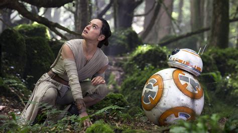 Rey Bb 8 Movies Star Wars The Force Awakens Wallpapers Hd Desktop