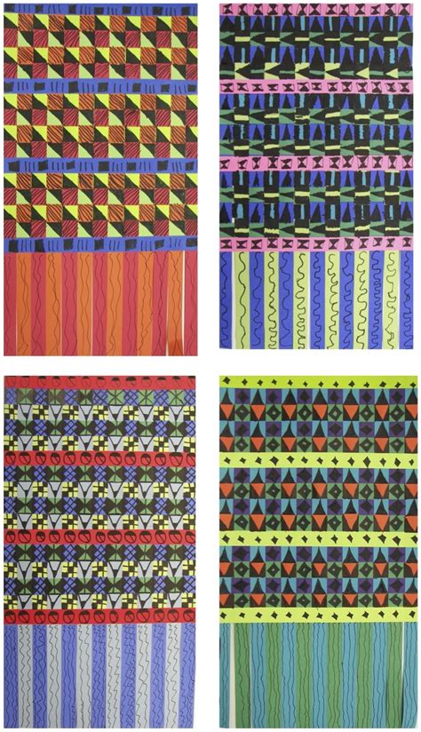 The Rolling Artroom Paper Weaving Design 4 6 Grade