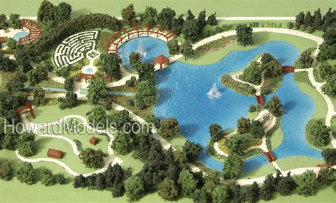 Landscape Model Botanical Garden Howard Models